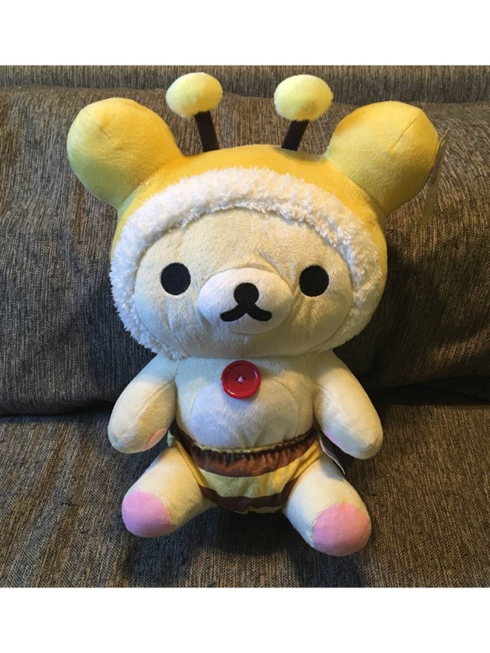 Unused Korilakkuma large plush toy w/ bee design | San-X, Rilakkuma, Kawaii
